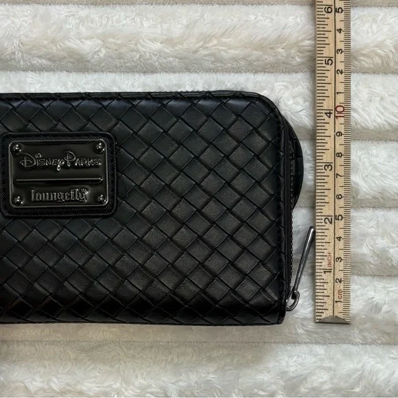 LOUNGEFLY Disney Parks Quilted Wallet Black